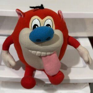 1992 Nickelodeon Mattel Ren and Stimpy Show Plush Vtg Stuffed Animal